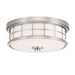 Myhouse Lighting Quoizel - QF3413BN - Two Light Flush Mount - Guardian - Brushed Nickel