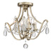 Myhouse Lighting Quoizel - REG1716VG - Four Light Semi-Flush Mount - Regent - Vintage Gold