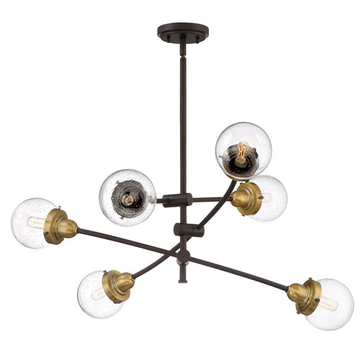 Myhouse Lighting Quoizel - TNC5006WT - Six Light Chandelier - Trance - Western Bronze