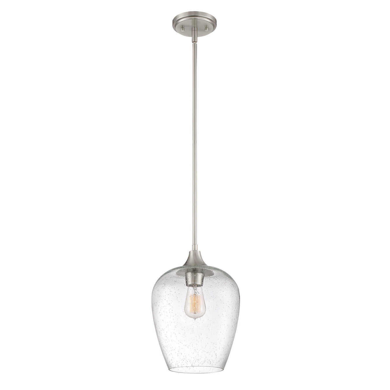 Myhouse Lighting Quoizel - TWE1510BN - One Light Mini Pendant - Towne - Brushed Nickel