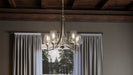 Myhouse Lighting Quoizel - TWE5005BN - Five Light Chandelier - Towne - Brushed Nickel