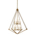 Myhouse Lighting Quoizel - VP5208WS - Eight Light Foyer Pendant - Viewpoint - Weathered Brass