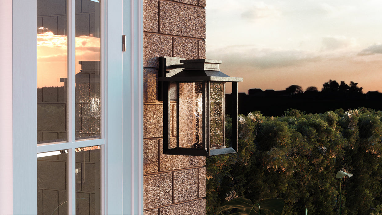 Myhouse Lighting Quoizel - WKF8409EK - One Light Outdoor Wall Lantern - Wakefield - Earth Black