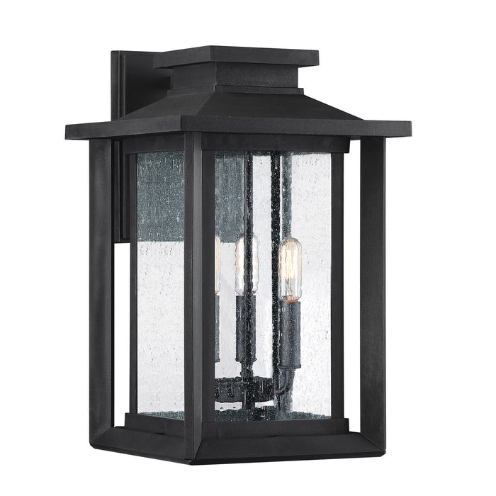 Myhouse Lighting Quoizel - WKF8411EK - Three Light Outdoor Wall Lantern - Wakefield - Earth Black