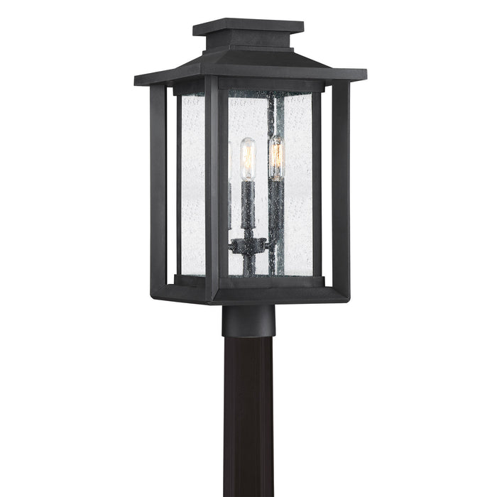 Myhouse Lighting Quoizel - WKF9011EK - Three Light Outdoor Post Lantern - Wakefield - Earth Black