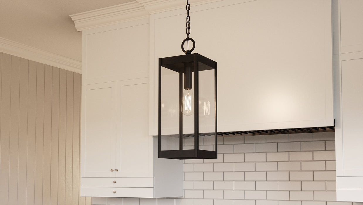 Myhouse Lighting Quoizel - WVR1907EK - One Light Outdoor Hanging Lantern - Westover - Earth Black