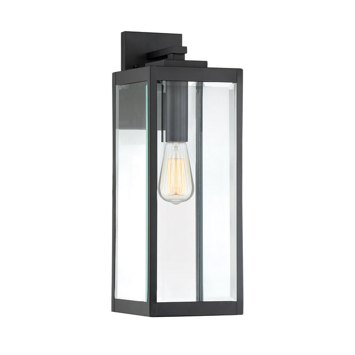 Myhouse Lighting Quoizel - WVR8407EK - One Light Outdoor Wall Lantern - Westover - Earth Black