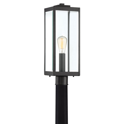 Myhouse Lighting Quoizel - WVR9007EK - One Light Outdoor Post Mount - Westover - Earth Black