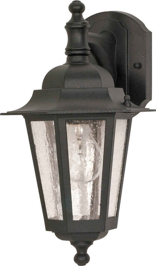 Myhouse Lighting Nuvo Lighting - 60-3475 - One Light Wall Lantern - Cornerstone - Textured Black