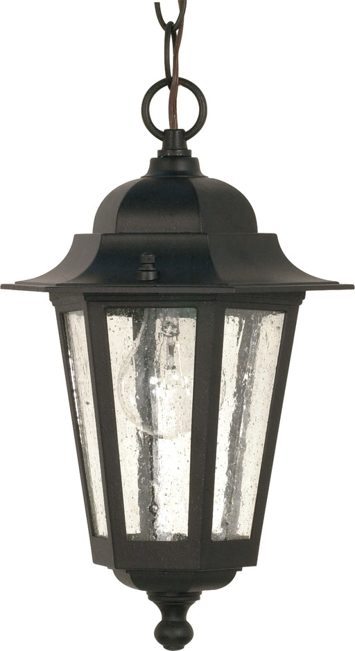 Myhouse Lighting Nuvo Lighting - 60-3476 - One Light Hanging Lantern - Cornerstone - Textured Black