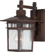 Myhouse Lighting Nuvo Lighting - 60-3492 - One Light Wall Lantern - Cove Neck - Rustic Bronze