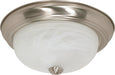 Myhouse Lighting Nuvo Lighting - 60-6001 - Two Light Flush Mount - Brushed Nickel