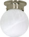 Myhouse Lighting Nuvo Lighting - 60-6008 - One Light Flush Mount - Brushed Nickel