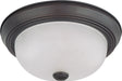 Myhouse Lighting Nuvo Lighting - 60-6010 - Two Light Flush Mount - Mahogany Bronze