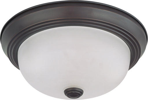 Myhouse Lighting Nuvo Lighting - 60-6010 - Two Light Flush Mount - Mahogany Bronze