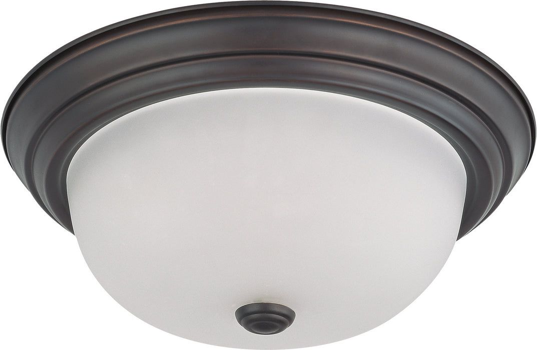 Myhouse Lighting Nuvo Lighting - 60-6011 - Two Light Flush Mount - Mahogany Bronze