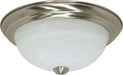 Myhouse Lighting Nuvo Lighting - 60-6000 - Two Light Flush Mount - Brushed Nickel