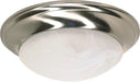 Myhouse Lighting Nuvo Lighting - 60-6009 - One Light Flush Mount - Brushed Nickel