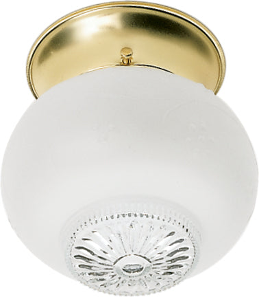 Myhouse Lighting Nuvo Lighting - 60-6029 - One Light Flush Mount - Polished Brass