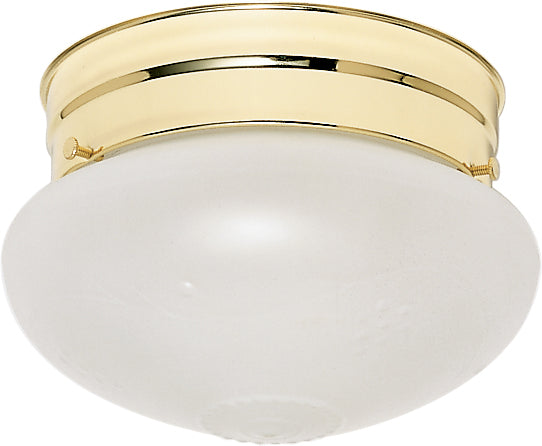 Myhouse Lighting Nuvo Lighting - 60-6030 - One Light Flush Mount - Polished Brass