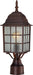 Myhouse Lighting Nuvo Lighting - 60-3483 - One Light Post Lantern - Rustic Bronze