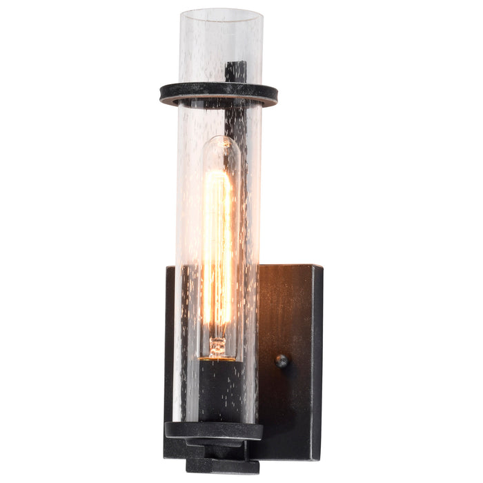 Myhouse Lighting Nuvo Lighting - 60-6381 - One Light Vanity - Donzi - Iron Black