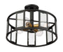 Myhouse Lighting Nuvo Lighting - 60-6413 - Four Light Semi-Flush Mount - Payne - Midnight Bronze