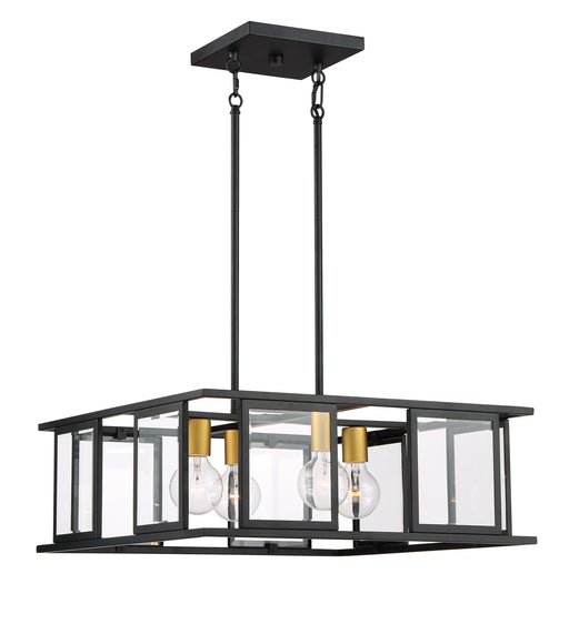 Myhouse Lighting Nuvo Lighting - 60-6414 - Four Light Pendant - Payne - Midnight Bronze