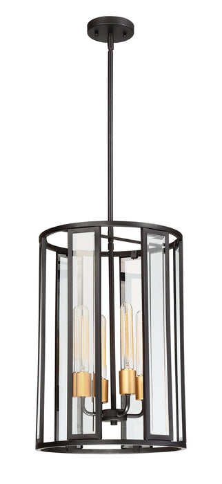 Myhouse Lighting Nuvo Lighting - 60-6415 - Four Light Foyer Pendant - Payne - Midnight Bronze