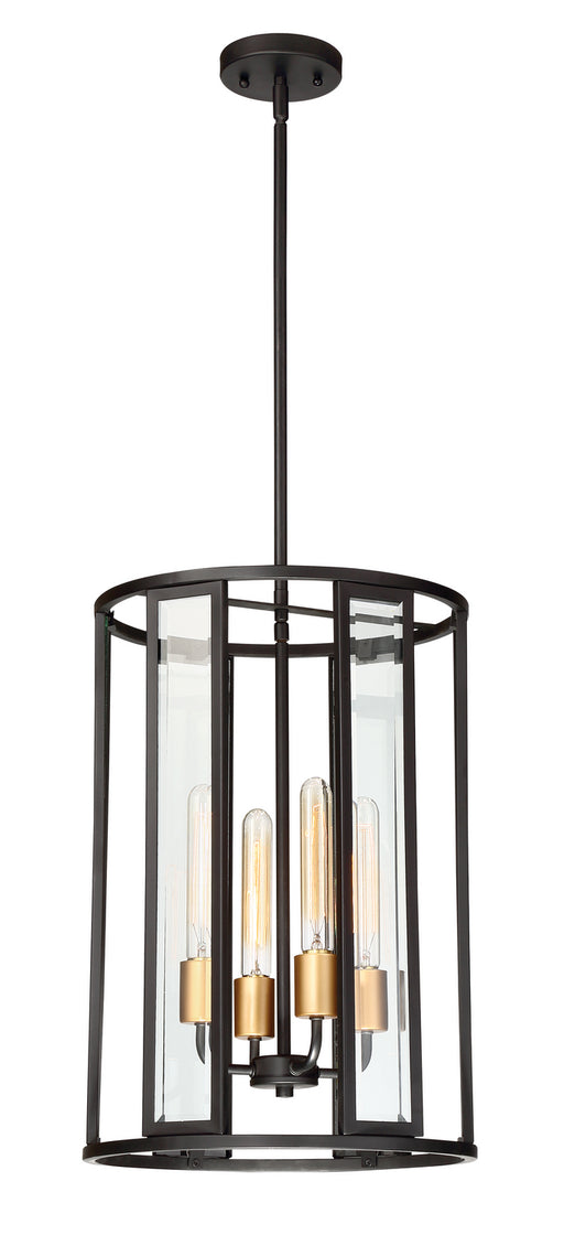 Myhouse Lighting Nuvo Lighting - 60-6415 - Four Light Foyer Pendant - Payne - Midnight Bronze