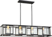 Myhouse Lighting Nuvo Lighting - 60-6417 - Four Light Trestle - Payne - Midnight Bronze