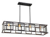 Myhouse Lighting Nuvo Lighting - 60-6417 - Four Light Trestle - Payne - Midnight Bronze