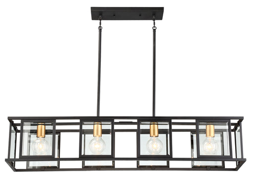 Myhouse Lighting Nuvo Lighting - 60-6417 - Four Light Trestle - Payne - Midnight Bronze