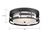 Myhouse Lighting Nuvo Lighting - 60-6434 - Three Light Flush Mount - Lansing - Midnight Bronze