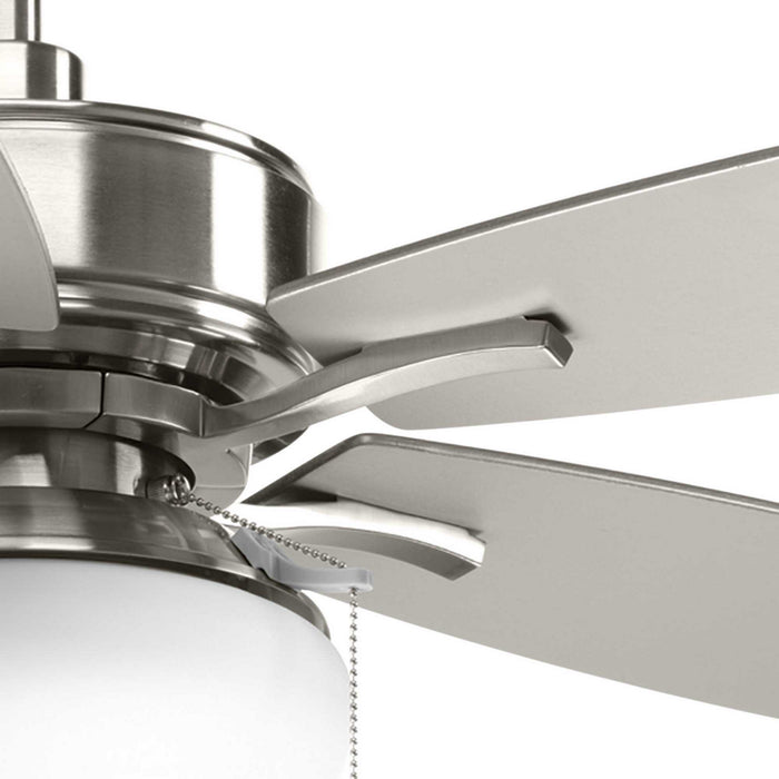 Myhouse Lighting Progress Lighting - P2552-09 - 52"Ceiling Fan - Billows - Brushed Nickel