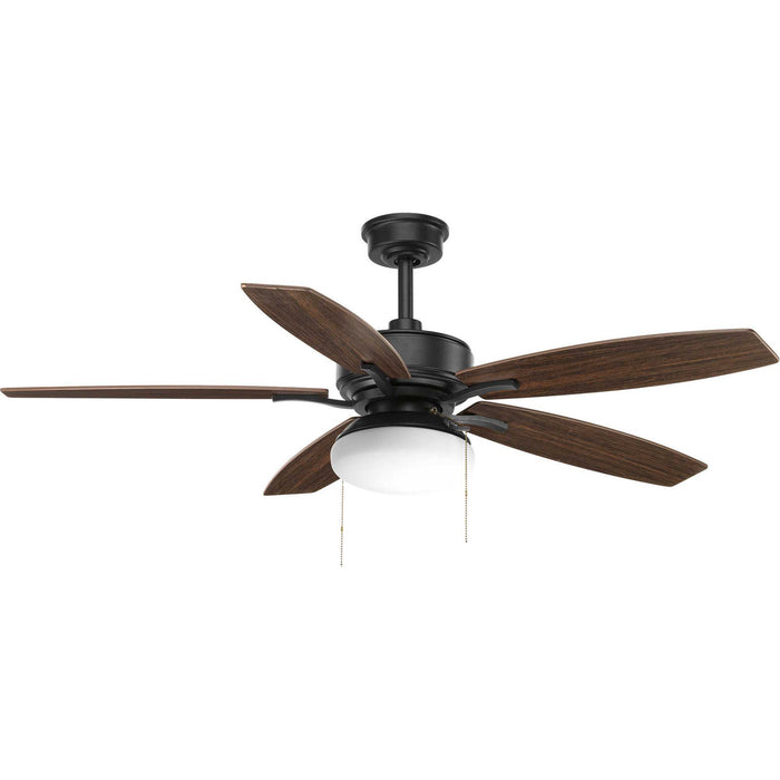 Myhouse Lighting Progress Lighting - P2552-80 - 52"Ceiling Fan - Billows - Forged Black