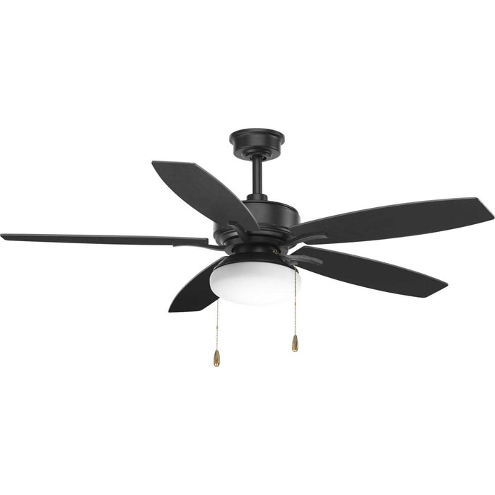 Myhouse Lighting Progress Lighting - P2552-80 - 52"Ceiling Fan - Billows - Forged Black