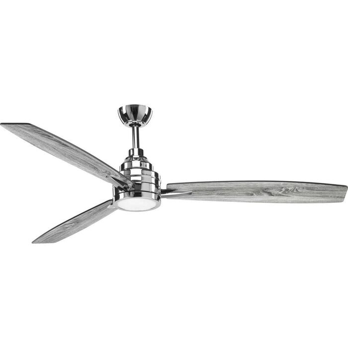 Myhouse Lighting Progress Lighting - P2554-1530K - 60" Ceiling Fan - Gaze - Polished Chrome