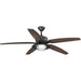 Myhouse Lighting Progress Lighting - P2564-8030K - 60" Ceiling Fan - Montague - Forged Black