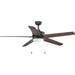 Myhouse Lighting Progress Lighting - P2574-8030K - 60" Ceiling Fan - Whirl - Forged Black