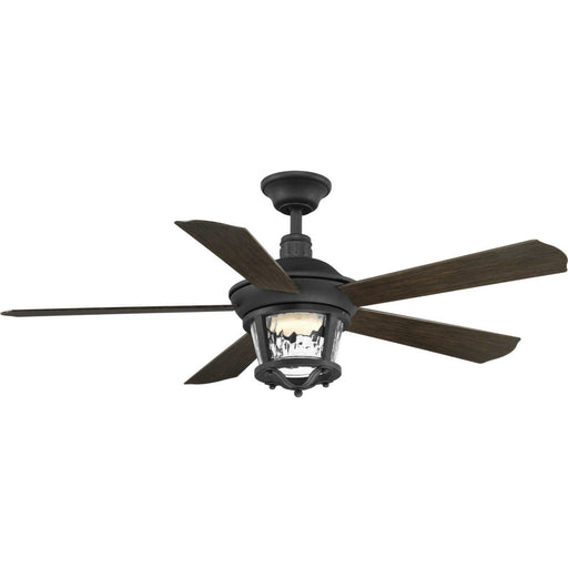 Myhouse Lighting Progress Lighting - P2576-8030K - 52"Ceiling Fan - Smyrna - Forged Black