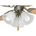 Myhouse Lighting Progress Lighting - P2600-09WB - LED Fan Light Kit - Fan Light Kits - Brushed Nickel