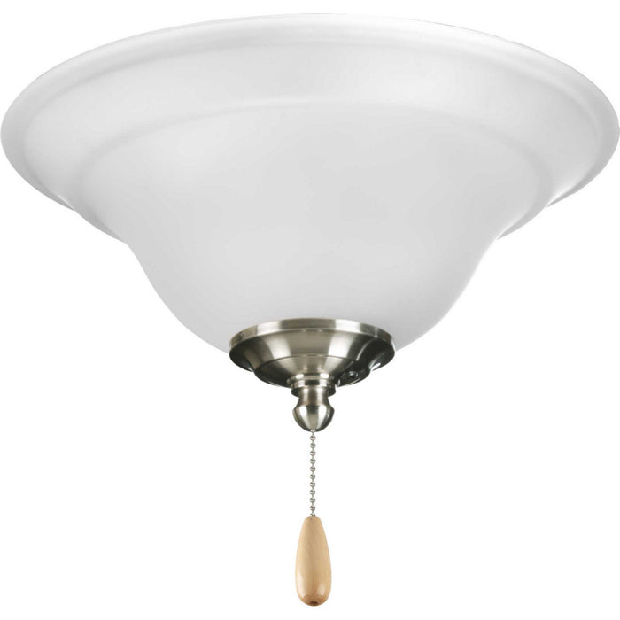 Myhouse Lighting Progress Lighting - P2628-01WB - LED Fan Light Kit - Trinity