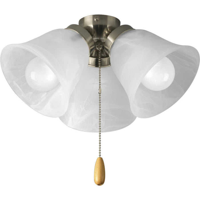 Myhouse Lighting Progress Lighting - P2642-09WB - LED Fan Light Kit - Fan Light Kits - Brushed Nickel