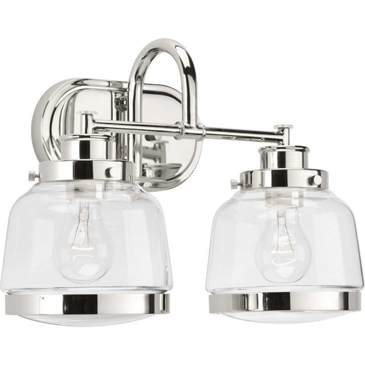 Myhouse Lighting Progress Lighting - P300081-104 - Two Light Bath - Judson - Polished Nickel