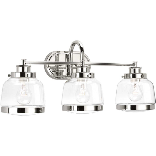 Myhouse Lighting Progress Lighting - P300082-104 - Three Light Bath - Judson - Polished Nickel