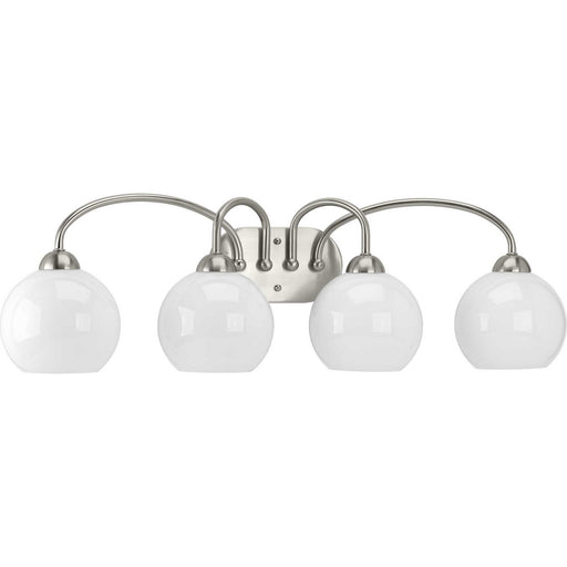 Myhouse Lighting Progress Lighting - P300087-009 - Four Light Bath - Carisa - Brushed Nickel