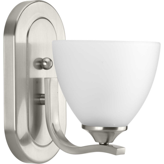 Myhouse Lighting Progress Lighting - P300095-009 - One Light Bath Bracket - Laird - Brushed Nickel