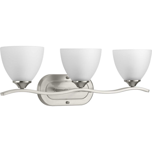 Myhouse Lighting Progress Lighting - P300097-009 - Three Light Bath Bracket - Laird - Brushed Nickel