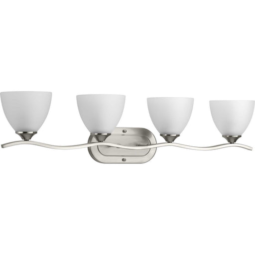 Myhouse Lighting Progress Lighting - P300098-009 - Four Light Bath Bracket - Laird - Brushed Nickel